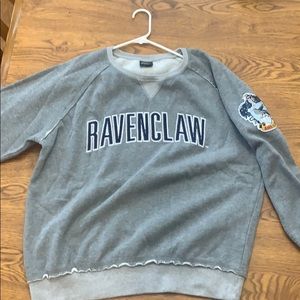 Ravenclaw grey crew neck with sleeve patch